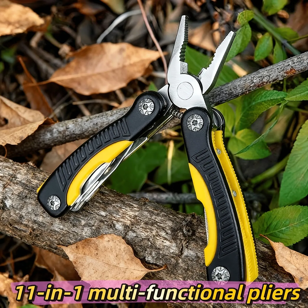 11-in-1-folding-pliers-main 11-in-1 Multifunctional Folding Tool Pliers | Portable EDC Multitool - Image 1