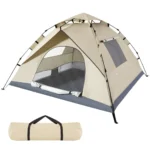 2-3 Person Plug-In UV Resistant Lightweight Camping Tent with Handbag