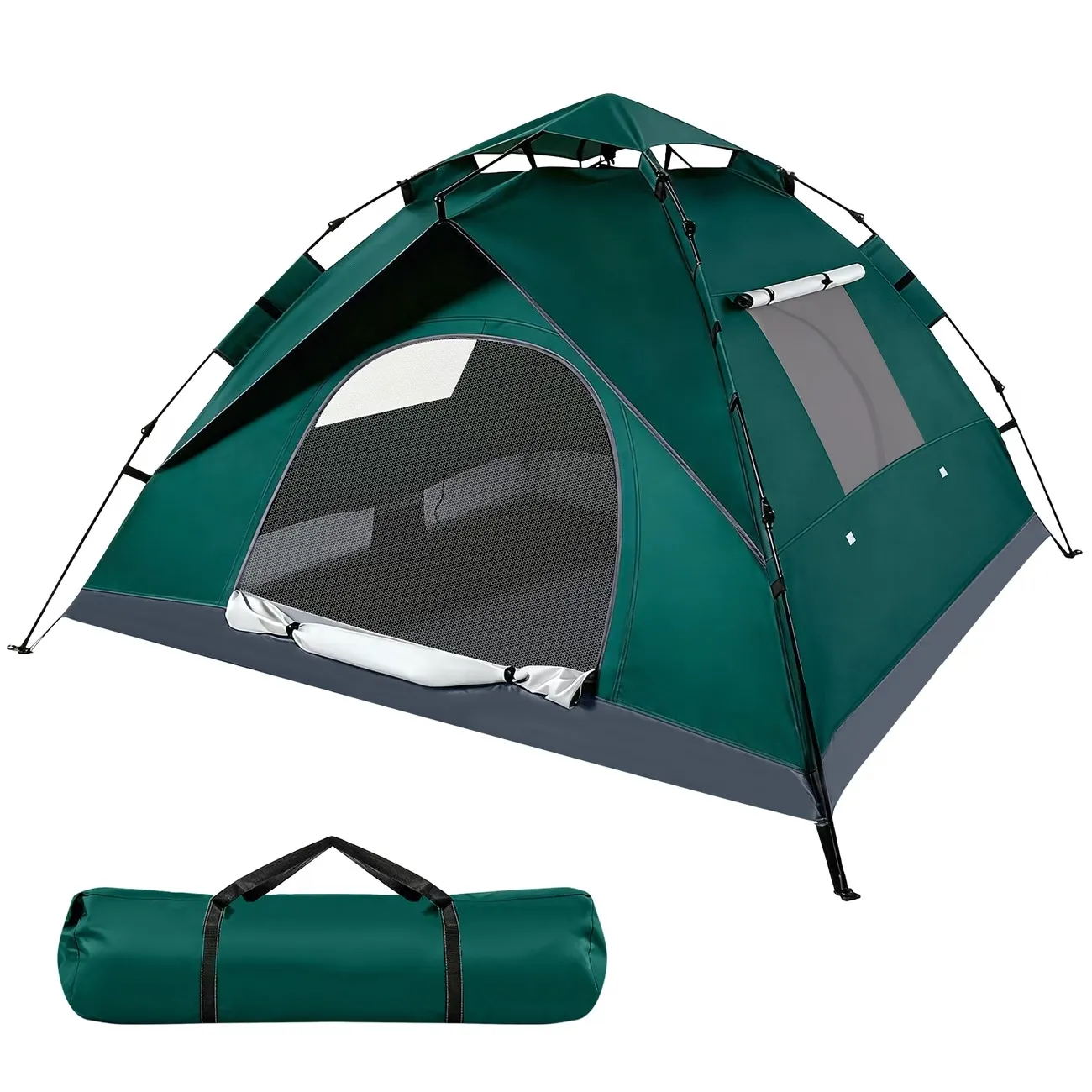 2-3 Person UV Resistant Camping Tent | Lightweight Backpacking 2-3 Person Plug-In UV Resistant Lightweight Camping Tent with Handbag