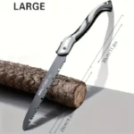 AIRAJ Industrial Folding Saw Manual Cutting Tool with Non-Slip Handle