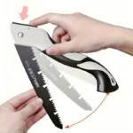 AIRAJ Industrial Folding Saw Manual Cutting Tool with Non-Slip Handle