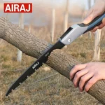 AIRAJ Industrial Folding Saw Manual Cutting Tool with Non-Slip Handle
