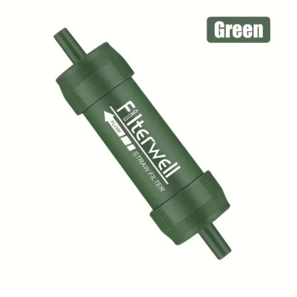 Ultimate Portable Survival Water Filter Straw for Camping Hiking and Emergency Use