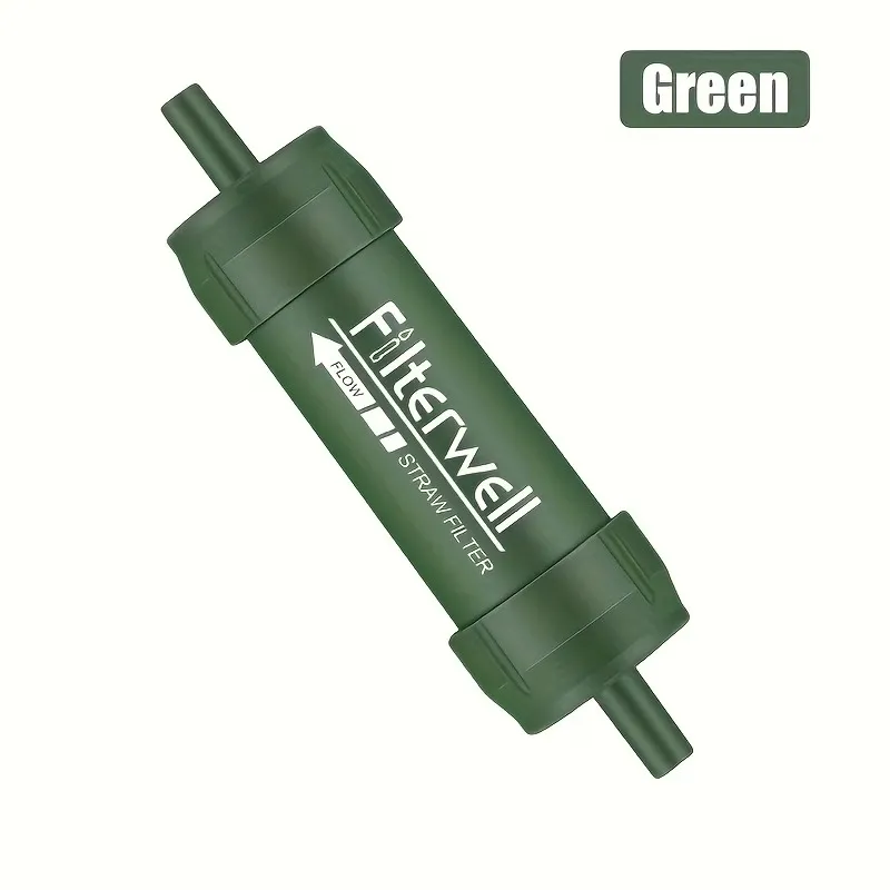 Ultimate Survival Water Filter Straw | Premium Portable Purification Ultimate Portable Survival Water Filter Straw for Camping Hiking and Emergency Use