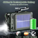 Multi-Function Emergency Radio with Solar & Hand-Crank Charging - Image 5