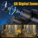 HD Digital Night Vision Binoculars 1080P | 6X Zoom, 30MP, 3" LCD Screen - Image 8