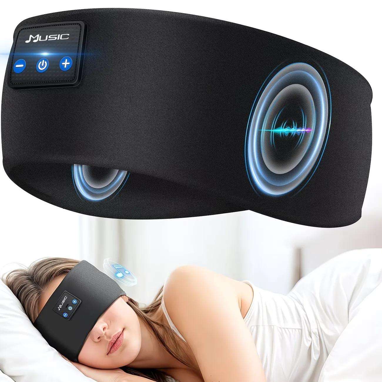 sleep-headphones-main Powerway Wireless Sleep Headphones Headband - Image 1