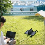 Foldable 60W Solar Charging Panel - Image 2
