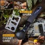 SOS 15-in-1 Camping Hiking Emergency Tool Kit | Tactical Survival Gear - Image 3